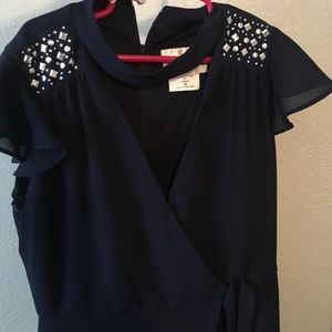 Rare editions long tail dress with shorts